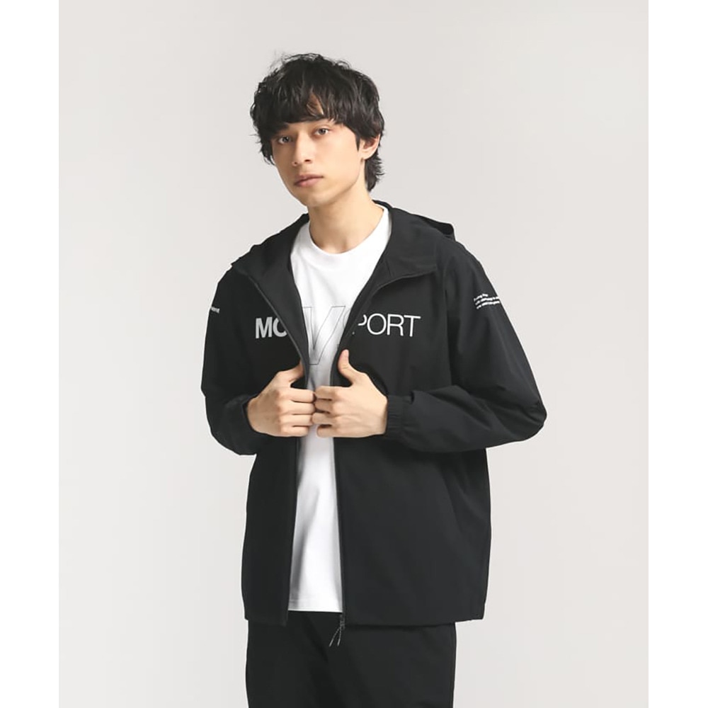 デサント（DESCENTE）（メンズ）ジャケット 撥水 ストレッチ ブラック 黒 AIRY TRANSFER ライトリップ DMMVJF11 BK