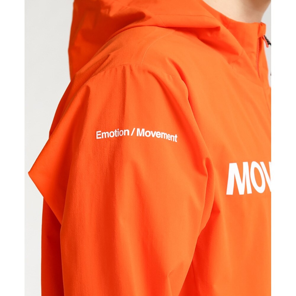 デサント（DESCENTE）（メンズ）ジャケット メンズ AIRY TRANSFER ライトリップ DMMVJF11 OR オレンジ