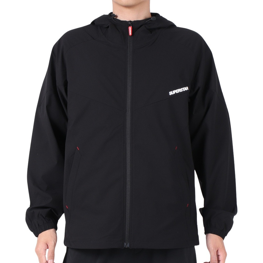 ミズノ（MIZUNO）（メンズ）ジャケット メンズ SUPERSTAR クロスフーディ  32JCS30009