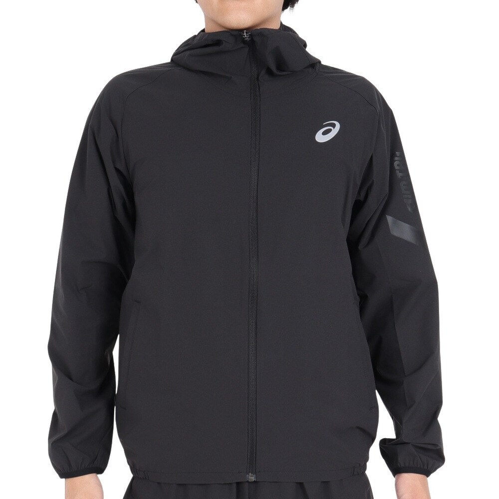 アシックス（ASICS）（メンズ、レディース）パーカー メンズ A-I-M はっ水 ストレッチ ウーブンフーディー 2031E258.001