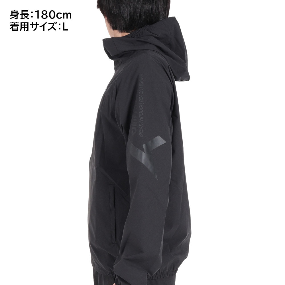 アシックス（ASICS）（メンズ、レディース）パーカー メンズ A-I-M はっ水 ストレッチ ウーブンフーディー 2031E258.001