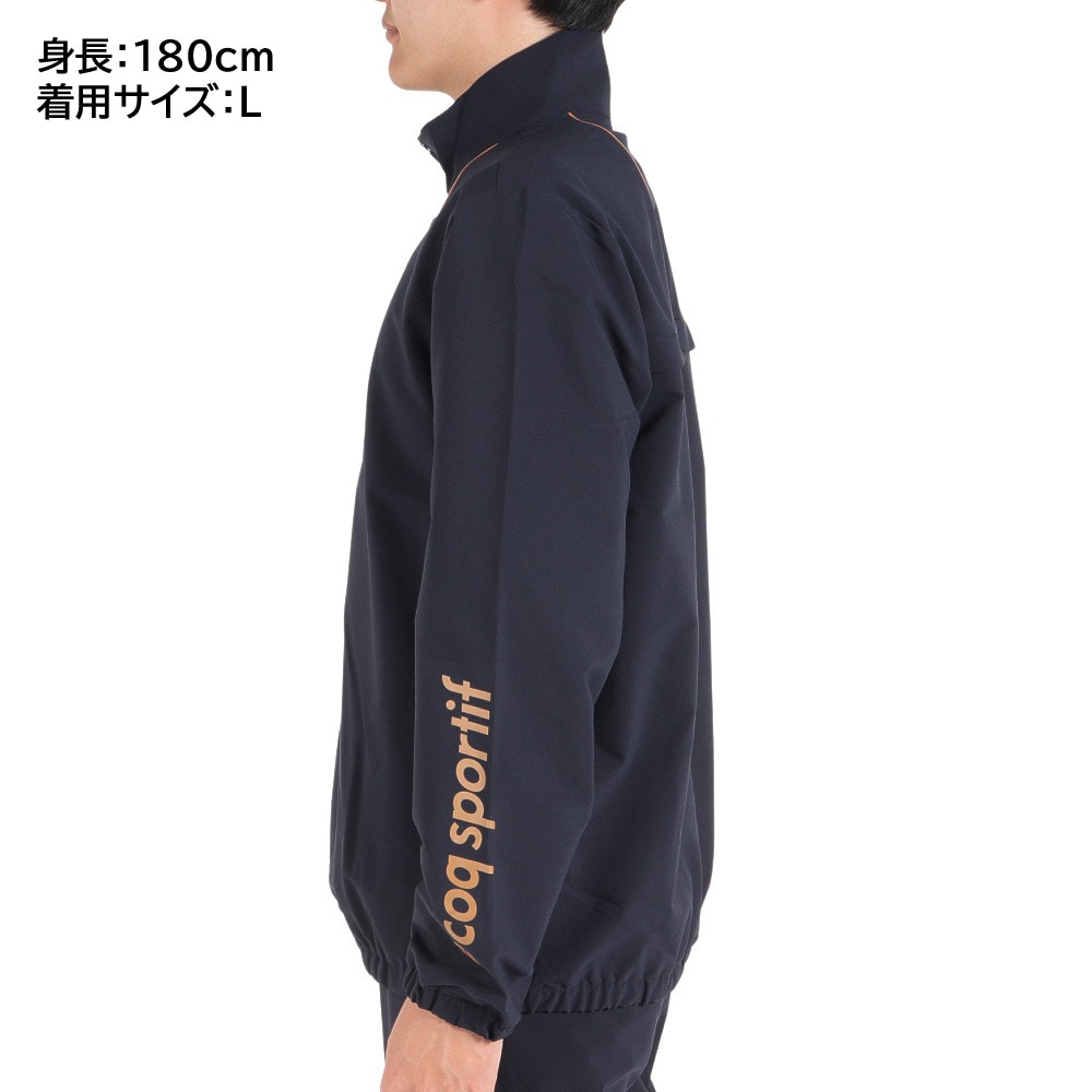 ルコックスポルティフ（lecoqsportif）（メンズ）ヒートナビクロス スタンドジャケット QMMWJF21 NV