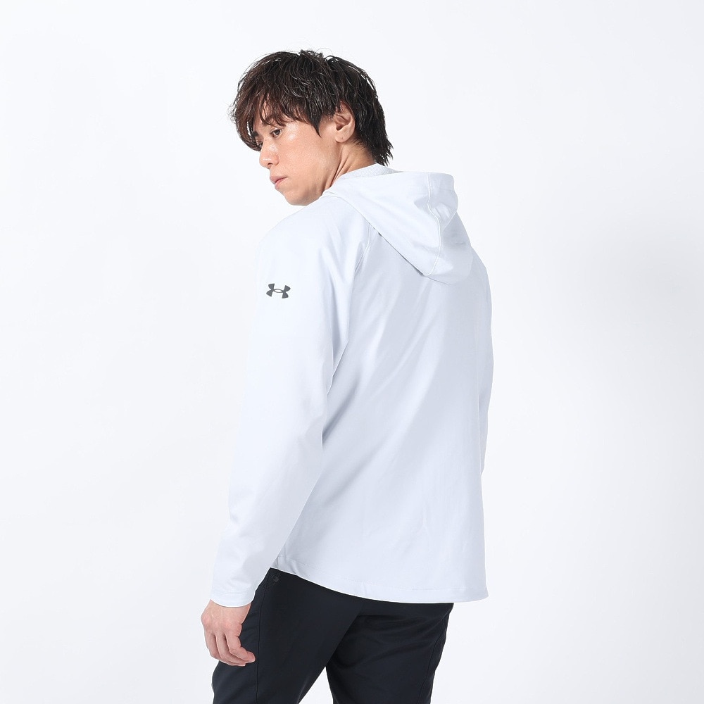 アンダーアーマー（UNDER ARMOUR）（メンズ）ジャケット ストレッチ 撥水 グレー アンストッパブル ジャケット 1370494 014
