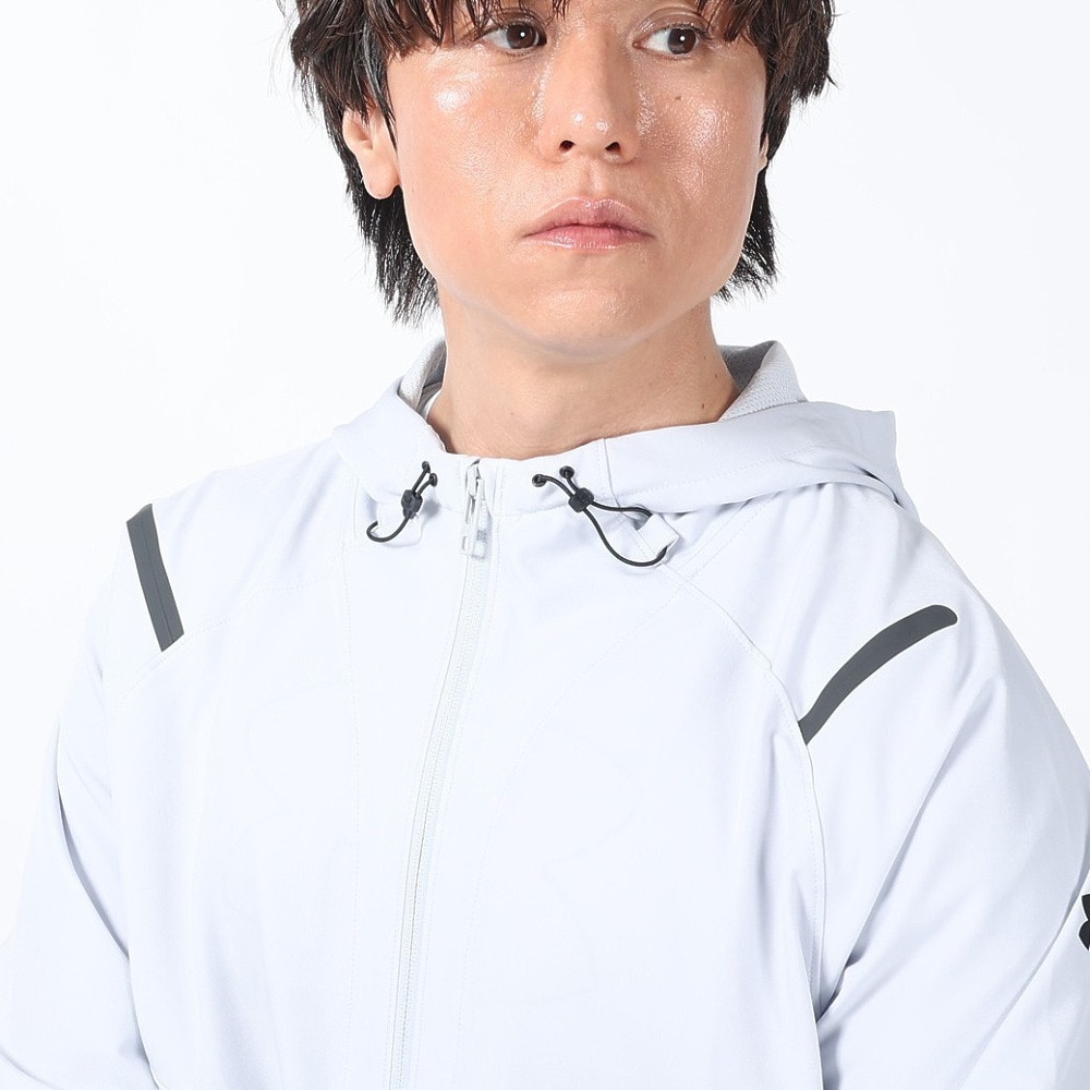 アンダーアーマー（UNDER ARMOUR）（メンズ）ジャケット ストレッチ 撥水 グレー アンストッパブル ジャケット 1370494 014