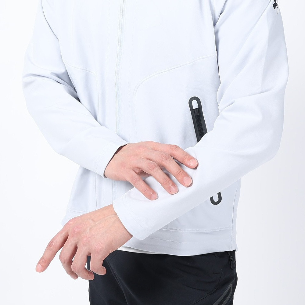 アンダーアーマー（UNDER ARMOUR）（メンズ）ジャケット ストレッチ 撥水 グレー アンストッパブル ジャケット 1370494 014