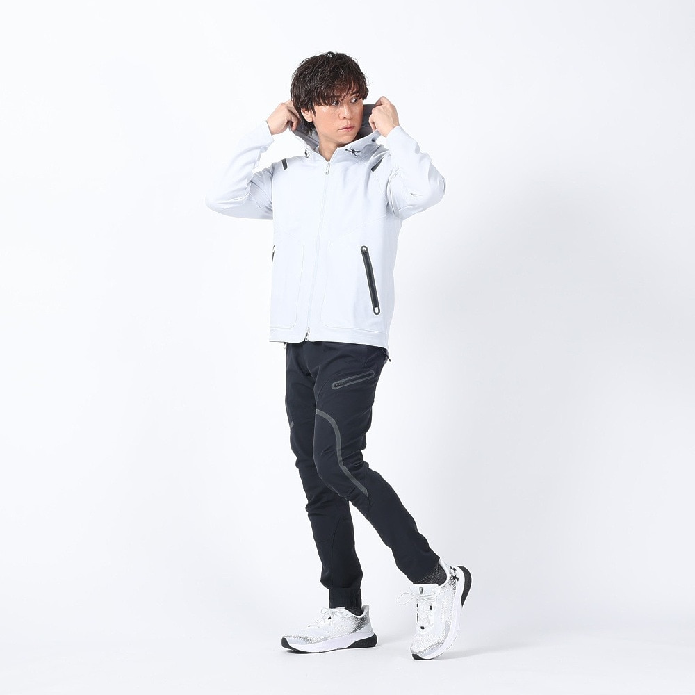 アンダーアーマー（UNDER ARMOUR）（メンズ）ジャケット ストレッチ 撥水 グレー アンストッパブル ジャケット 1370494 014