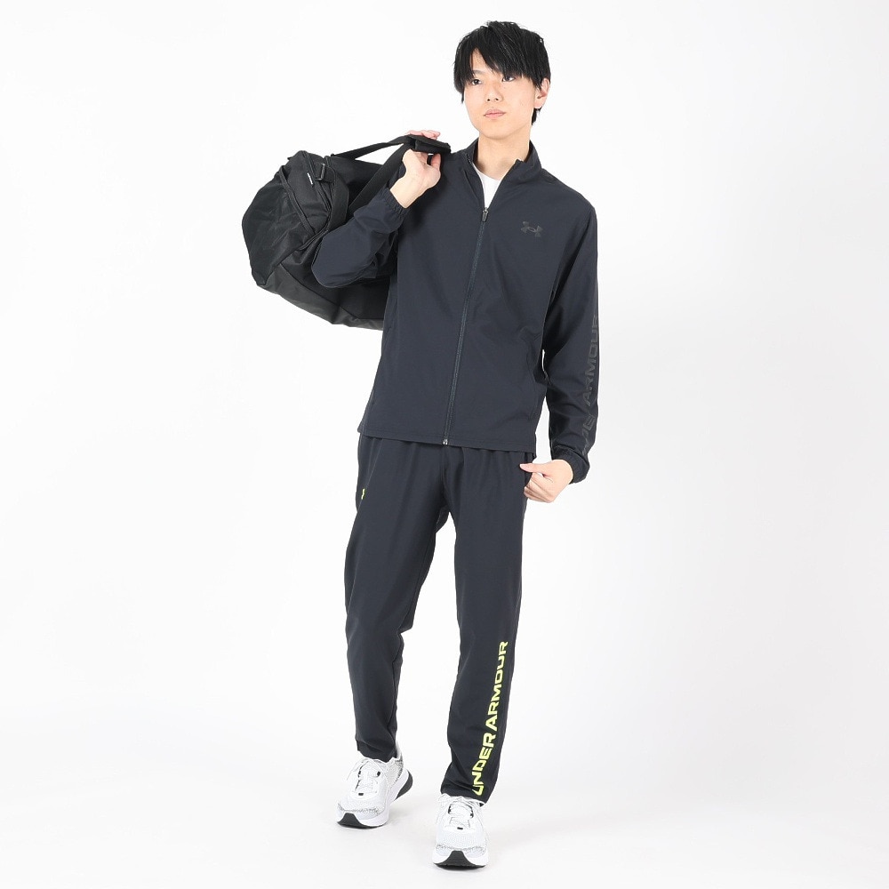 アンダーアーマー（UNDER ARMOUR）（メンズ）ジャケット ブラック 黒 フレッシュ ウーブン フルジップ ジャケット 1384815 001