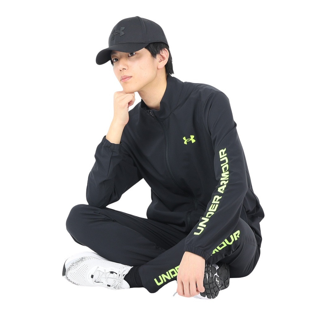 アンダーアーマー（UNDER ARMOUR）（メンズ）ジャケット ブラック 黒 フレッシュ ウーブン フルジップ ジャケット 1384815 002