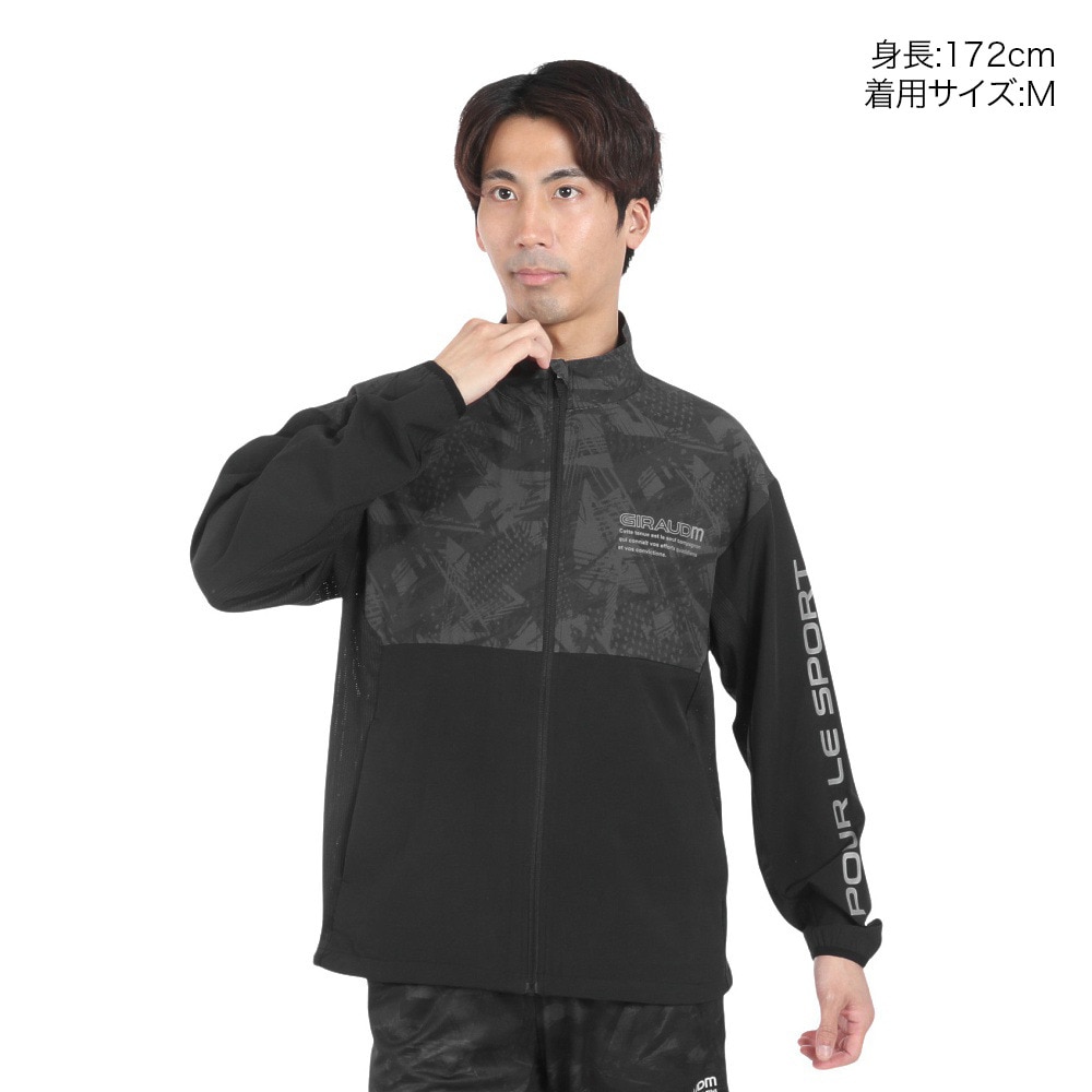 ジローム（GIRAUDM）（メンズ）ジャケット uv UV 絶耐撥水 ストレッチ ブラック 黒 STCROSSWU ジャケット WU4S0001-TR851-GRSD BLK