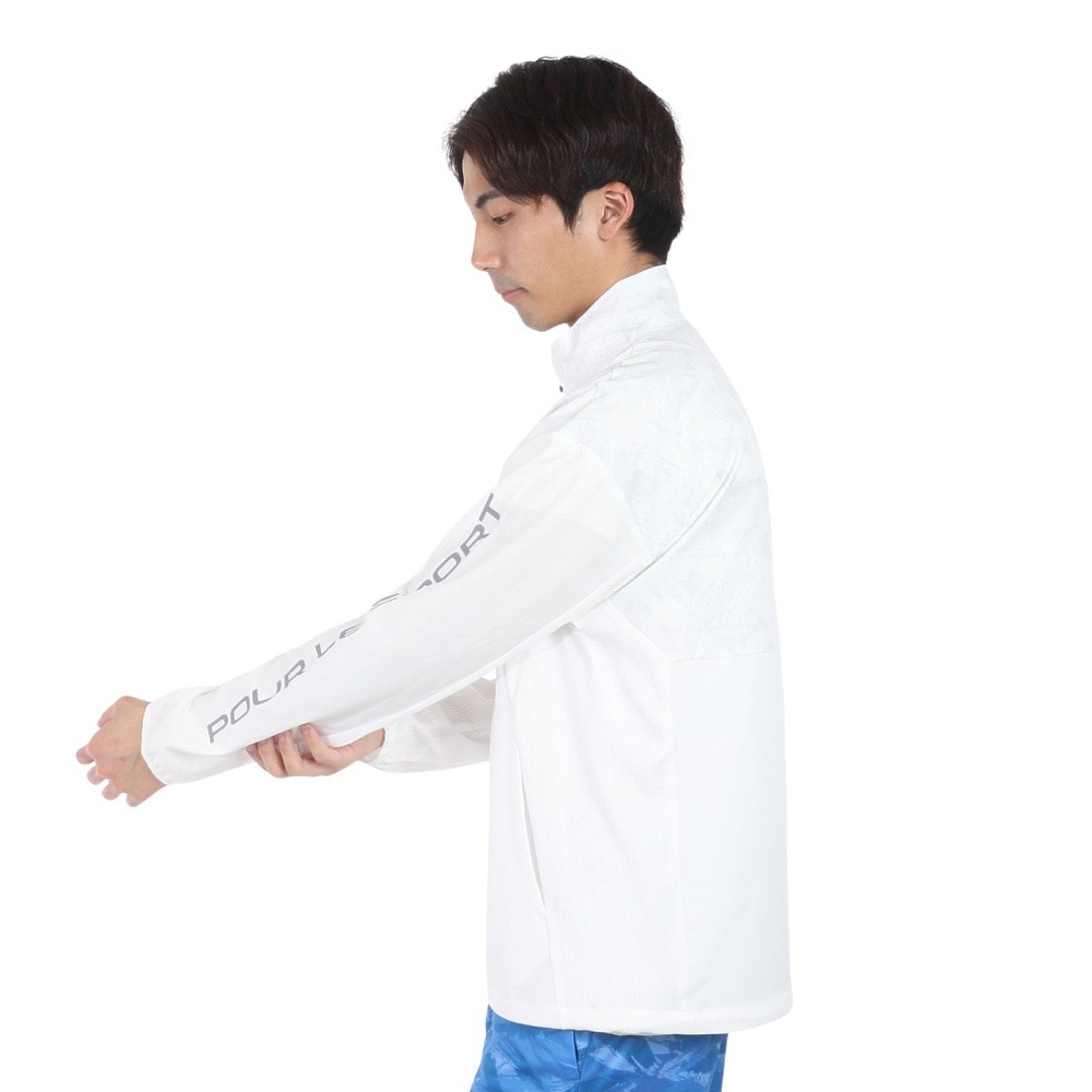 ジローム（GIRAUDM）（メンズ）ジャケット uv UV 絶耐撥水 ストレッチ ホワイト STCROSSWU ジャケット WU4S0001-TR851-GRSD WHT