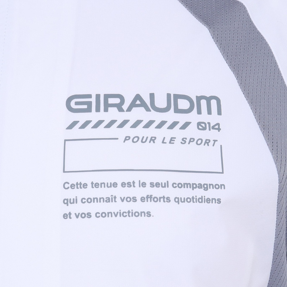 ジローム（GIRAUDM）（メンズ）ジャケット uv UV 絶耐撥水 ホワイト 白 CROSSWU ジャケット WU4S0006-TR851-GRSD WHT