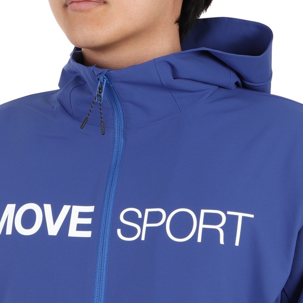 デサント（DESCENTE）（メンズ）AIRY TRANSFERフルジップフーディー DMMWJF12 BL ブルー