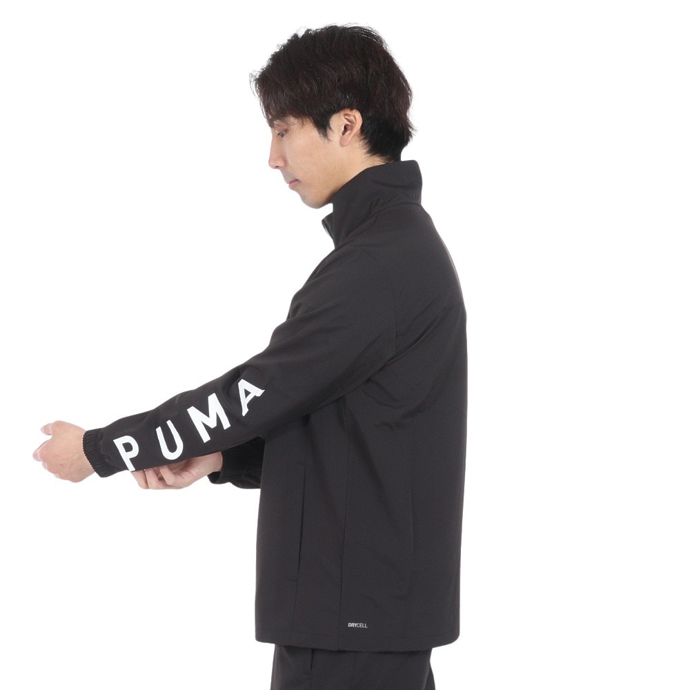 プーマ（PUMA）（メンズ）クロス ウーブンジャケット 525229 01 BLK