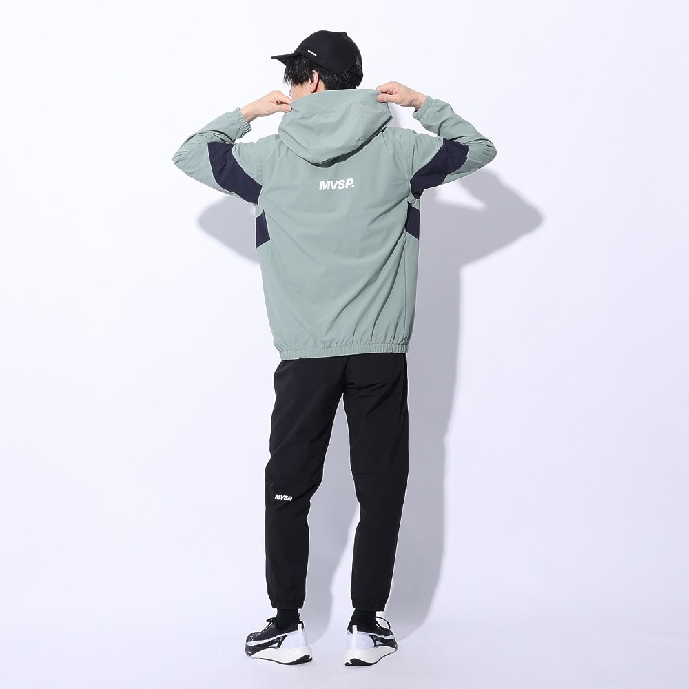 デサント（DESCENTE）（メンズ）ジャケット 冷感 接触冷感 ストレッチ カーキ 4WAYストレッチ フルジップフーディー DMMXJF13