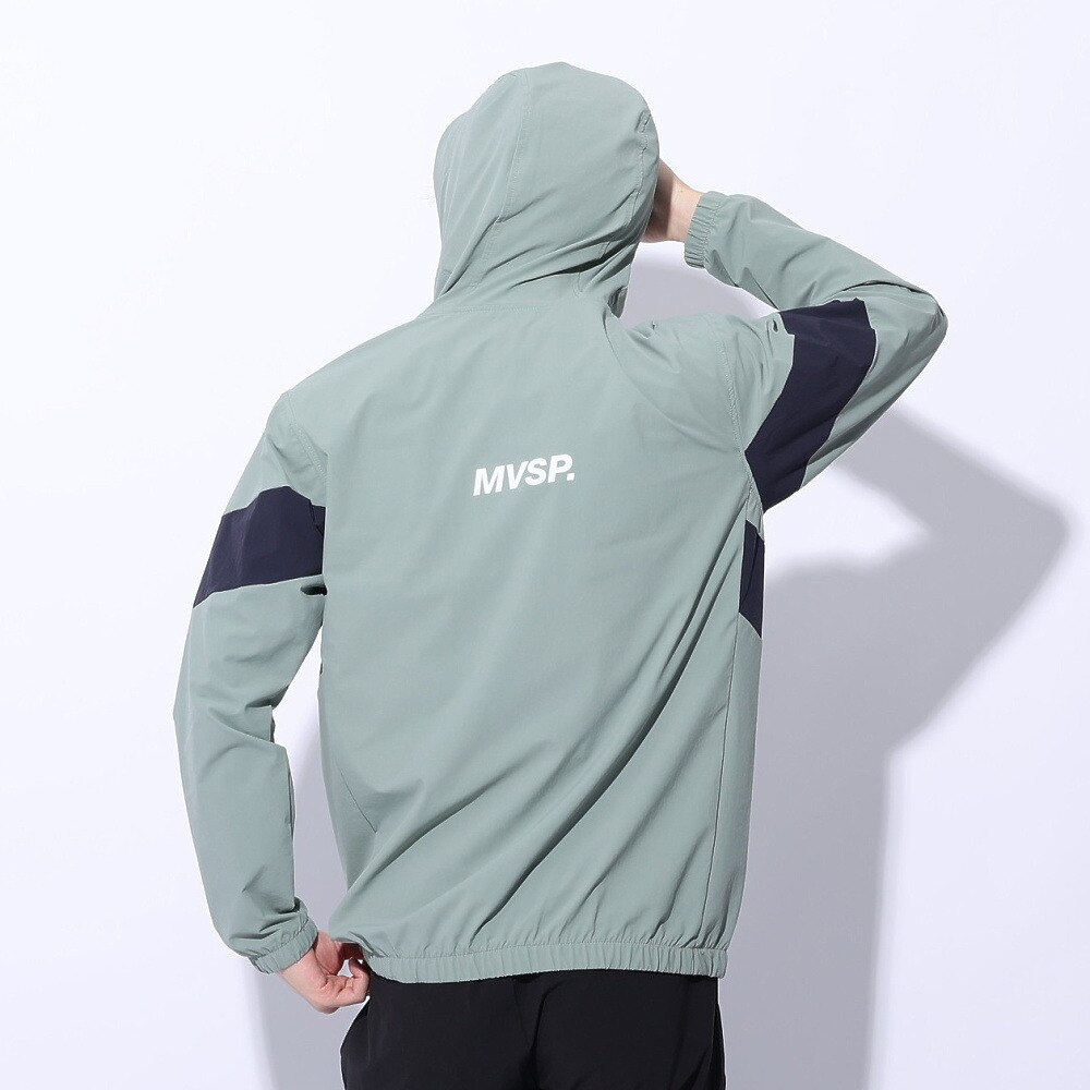 デサント（DESCENTE）（メンズ）ジャケット 冷感 接触冷感 ストレッチ カーキ 4WAYストレッチ フルジップフーディー DMMXJF13