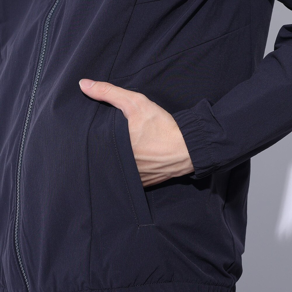 デサント（DESCENTE）（メンズ）ジャケット 接触冷感 ネイビー4WAYストレッチ フルジップフーディー DMMXJF13 NV