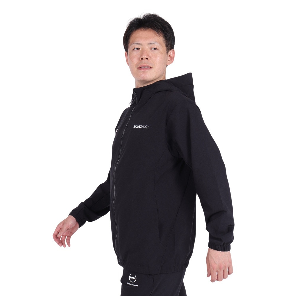 デサント（DESCENTE）（メンズ）長袖 フルジップフーディー DX-C2754OL BK