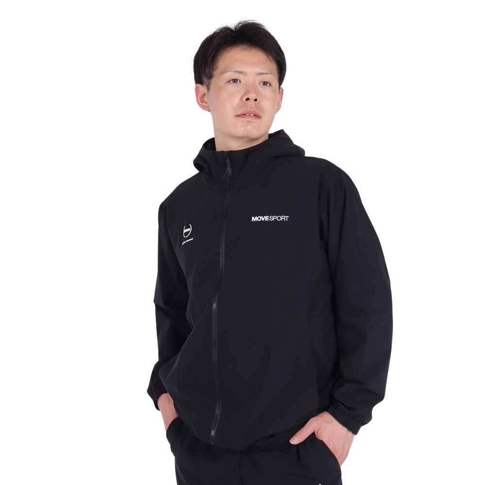 デサント（DESCENTE）（メンズ）長袖 フルジップフーディー DX-C2754OL BK