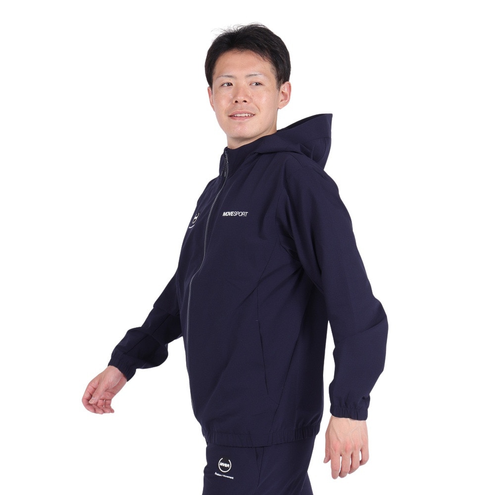 デサント（DESCENTE）（メンズ）長袖 フルジップフーディー DX-C2754OL NV