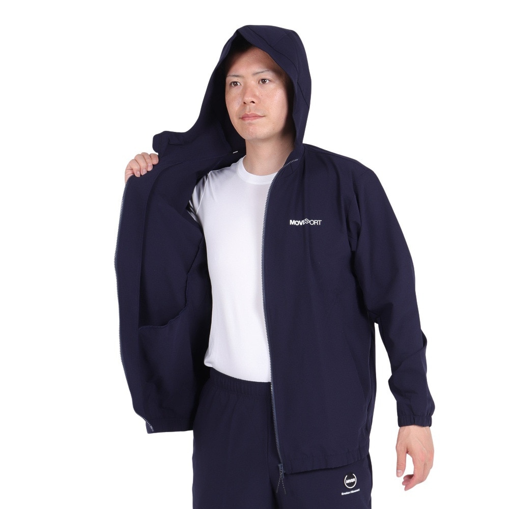 デサント（DESCENTE）（メンズ）長袖 フルジップフーディー DX-C2754OL NV