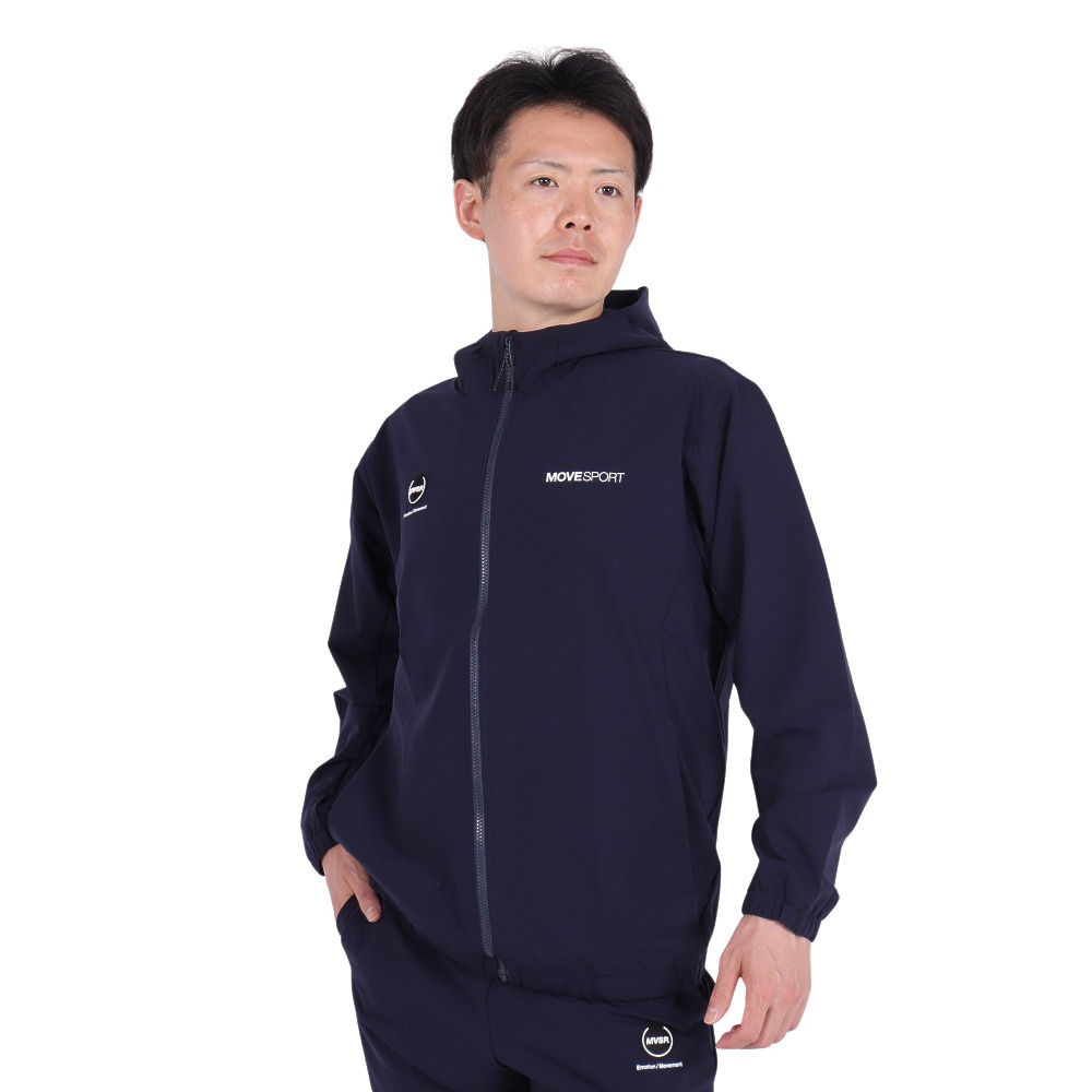 デサント（DESCENTE）（メンズ）長袖 フルジップフーディー DX-C2754OL NV