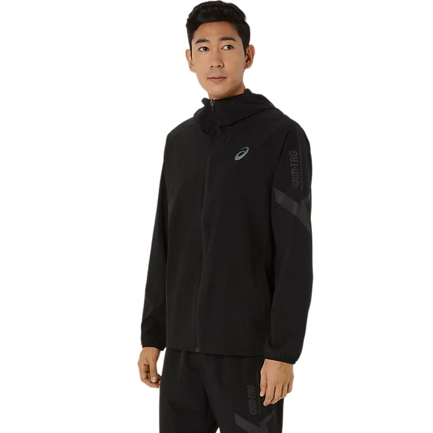 アシックス（ASICS）（メンズ）AIM-TRGストレッチウーブンフーディー 2031E722.001