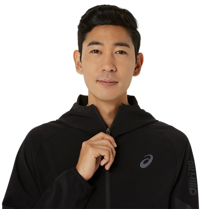 アシックス（ASICS）（メンズ）AIM-TRGストレッチウーブンフーディー 2031E722.001