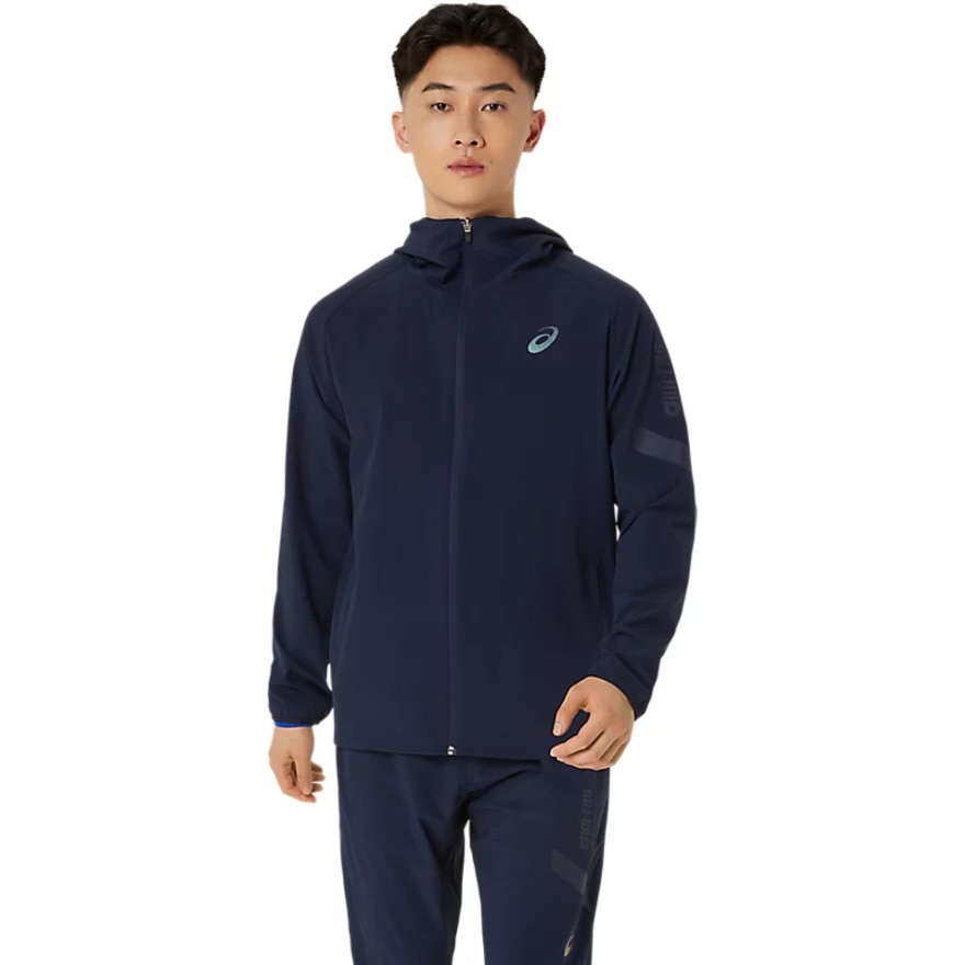 アシックス（ASICS）（メンズ）AIM-TRGストレッチウーブンフーディー 2031E722.400