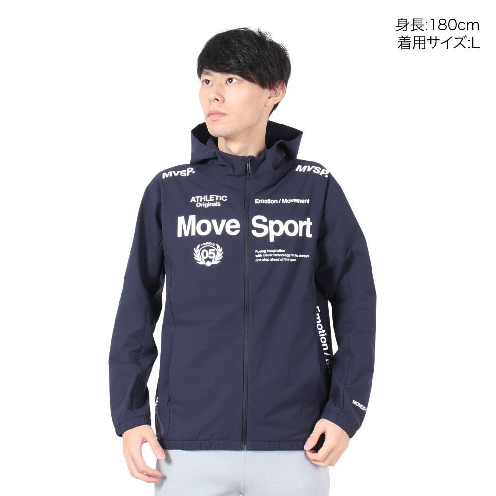 デサント（DESCENTE）（メンズ）AIRY TRANSFER ウォーム オーセンティックロゴ フーディー ST4FJK21M NV00