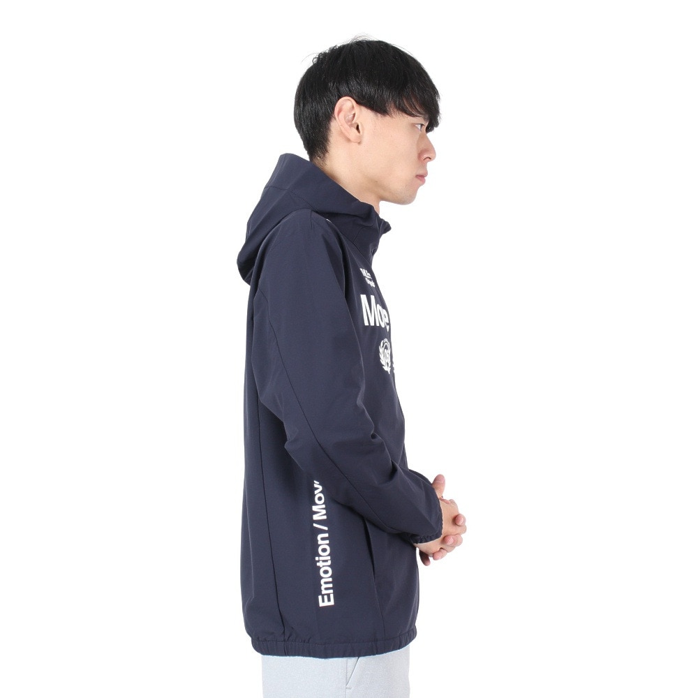 デサント（DESCENTE）（メンズ）AIRY TRANSFER ウォーム オーセンティックロゴ フーディー ST4FJK21M NV00