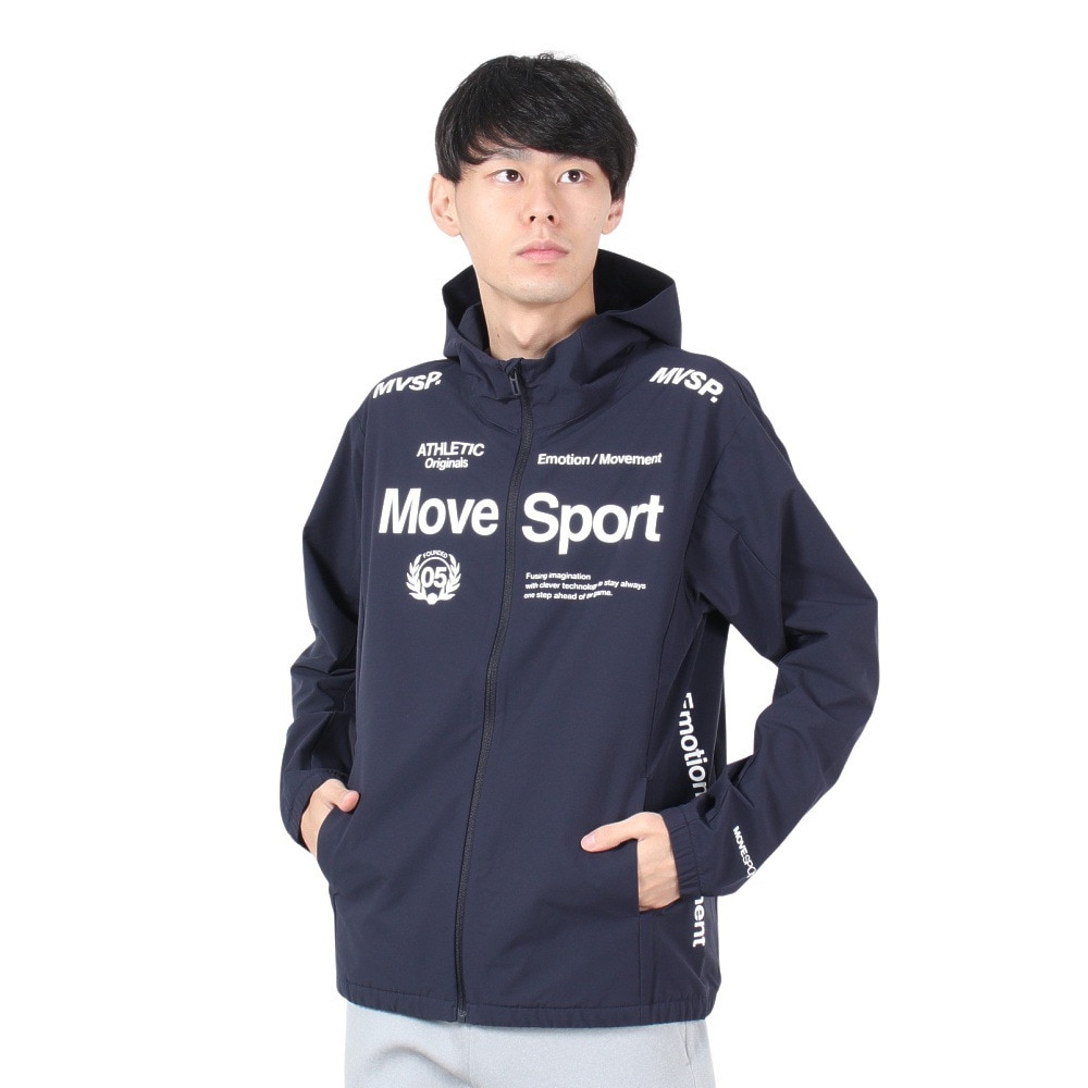 デサント（DESCENTE）（メンズ）AIRY TRANSFER ウォーム オーセンティックロゴ フーディー ST4FJK21M NV00