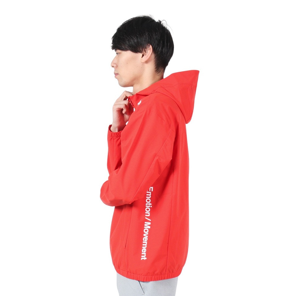 デサント（DESCENTE）（メンズ）AIRY TRANSFER ウォーム オーセンティックロゴ フーディー ST4FJK21M RD00