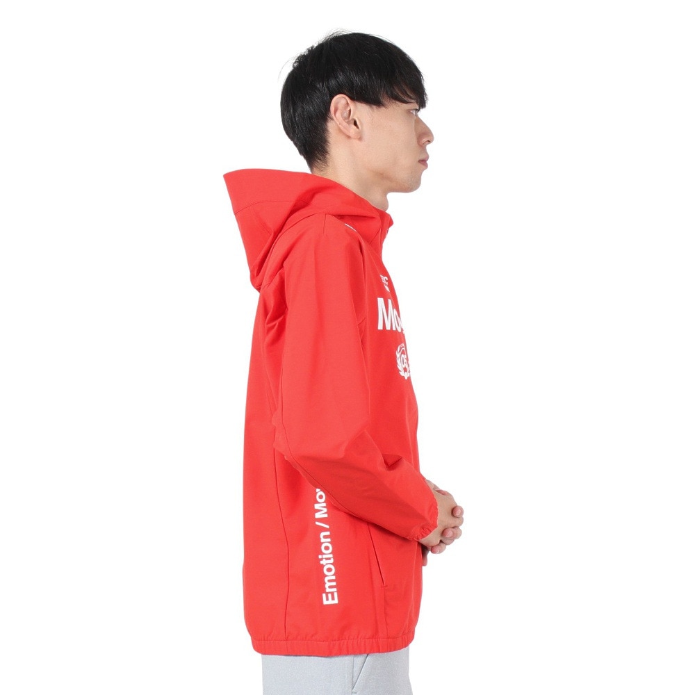 デサント（DESCENTE）（メンズ）AIRY TRANSFER ウォーム オーセンティックロゴ フーディー ST4FJK21M RD00