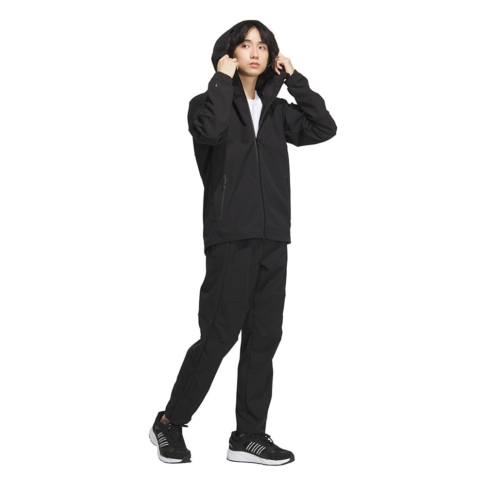 アディダス（adidas）（メンズ）プレミアム ストレッチ ウーブン フルジップパーカー KQD65-JM2007