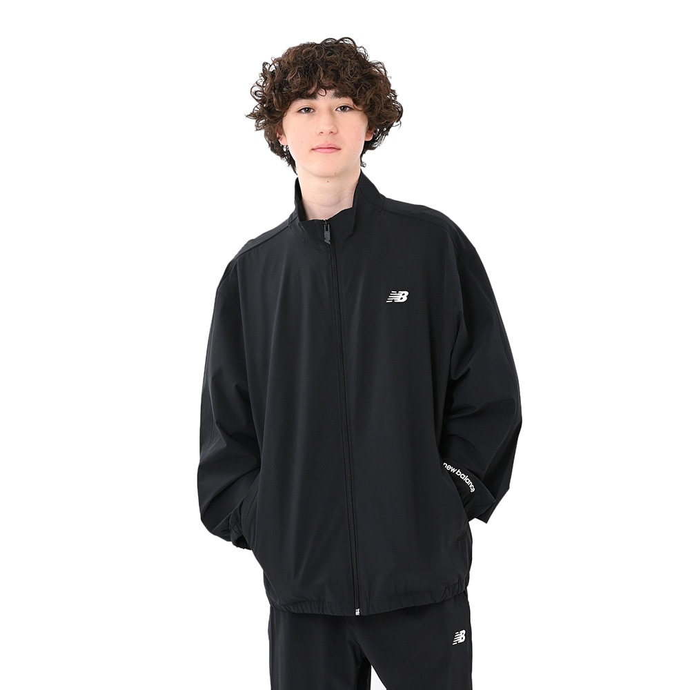 ニューバランス（new balance）（メンズ）ウーブントラックジャケット AMJ51504BK