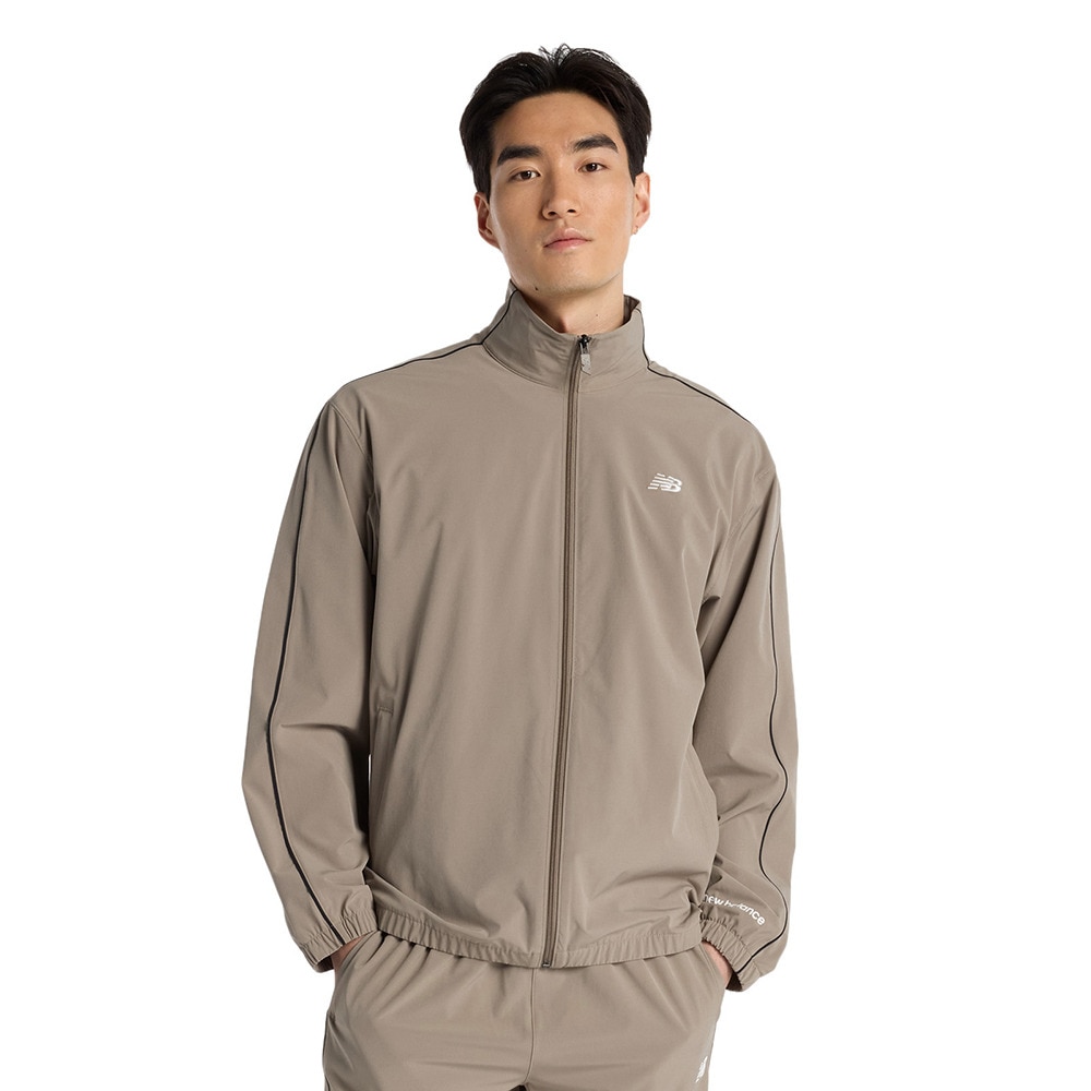 ニューバランス（new balance）（メンズ）ウーブントラックジャケット AMJ51504DOK