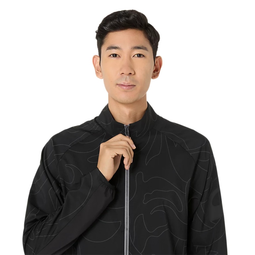 アシックス（ASICS）（メンズ）クールグラフィックサマーウーブンジャケット 2031E988.001