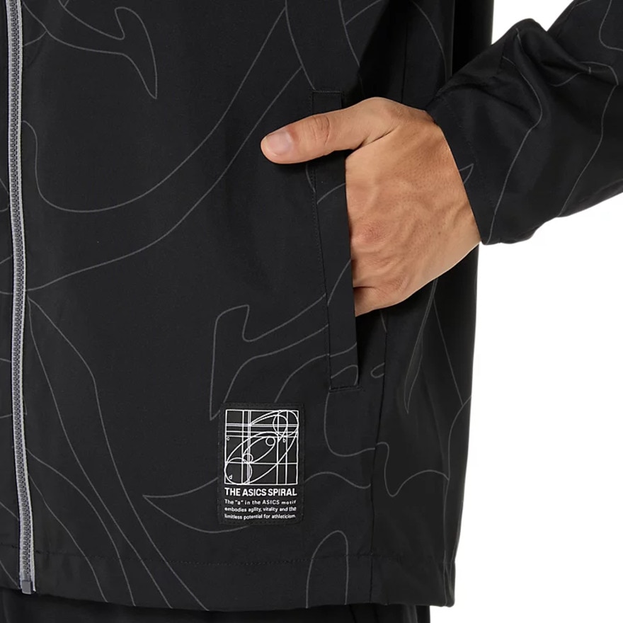 アシックス（ASICS）（メンズ）クールグラフィックサマーウーブンジャケット 2031E988.001
