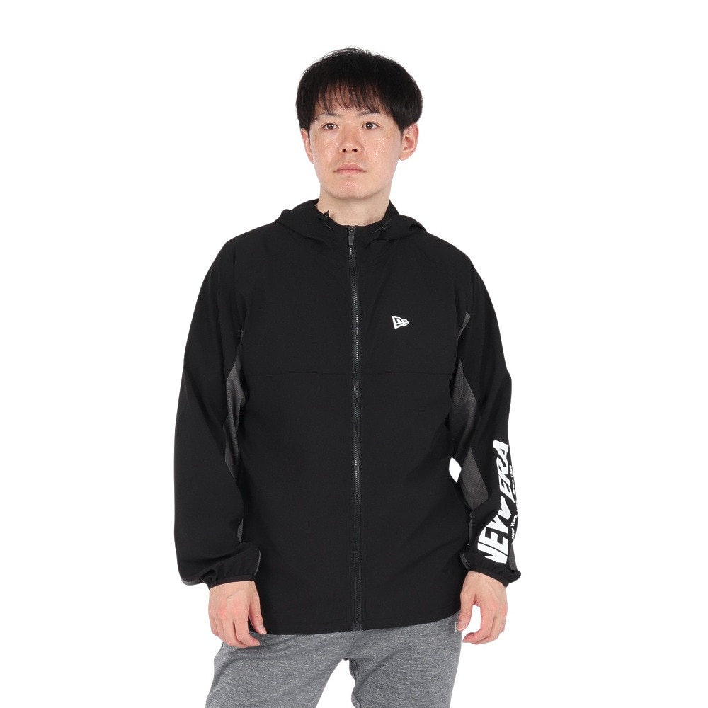 ニューエラ（NEW ERA）（メンズ、レディース）パフォーマンスアパレル クロスウェア ジャケット ワードマークロゴ2 14666307