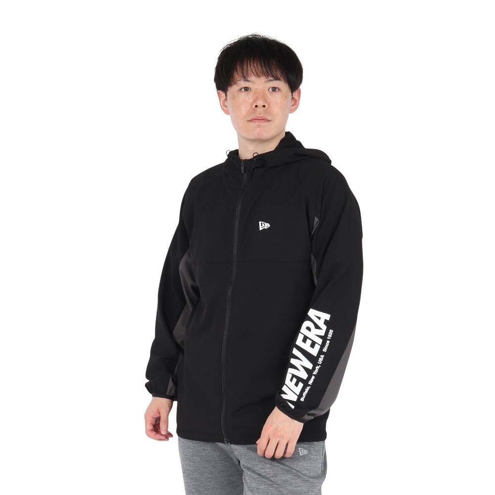 ニューエラ（NEW ERA）（メンズ、レディース）パフォーマンスアパレル クロスウェア ジャケット ワードマークロゴ2 14666307