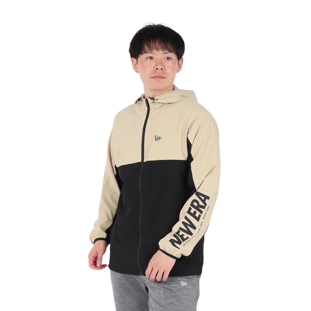 ニューエラ（NEW ERA）（メンズ、レディース）パフォーマンスアパレル クロスウェア ジャケット ワードマークロゴ2 14666308