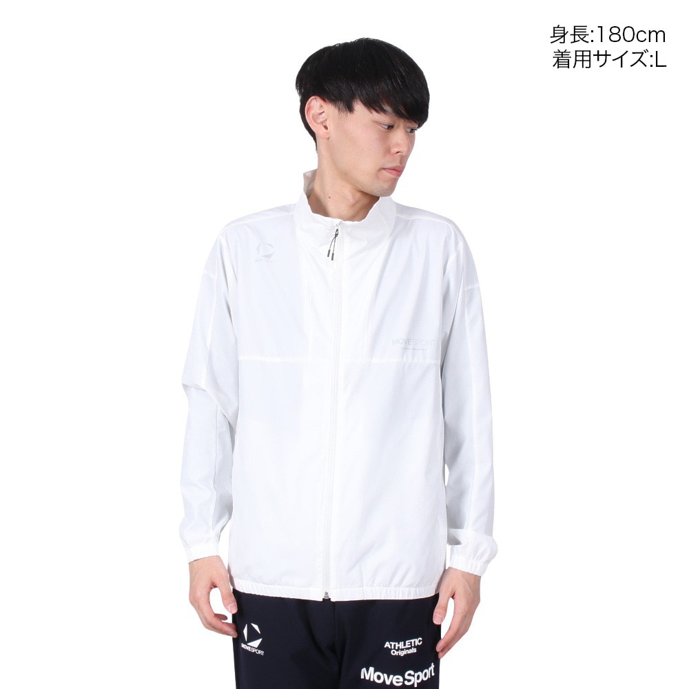 デサント（DESCENTE）（メンズ）ストレッチクロス ジャケット ST5SJKX1MB WH00