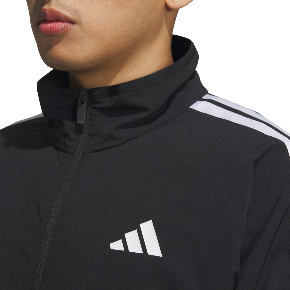 アディダス（adidas）（メンズ）スリーストライプス レギュラーフィット ライトウーブントラックトップ JZR06-JV7000