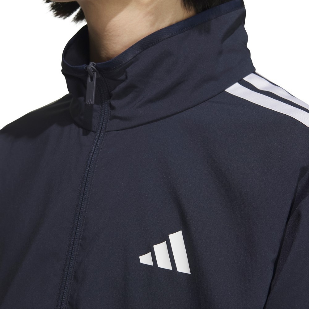 アディダス（adidas）（メンズ）スリーストライプス レギュラーフィット ライトウーブントラックトップ JZR06-JV7001