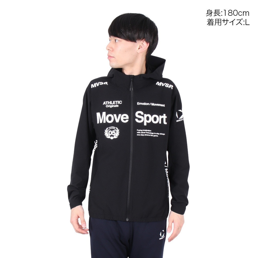 デサント（DESCENTE）（メンズ）AIRY TRANSFER TAIKYU フルジップフーディー ST5SJK22M BK00