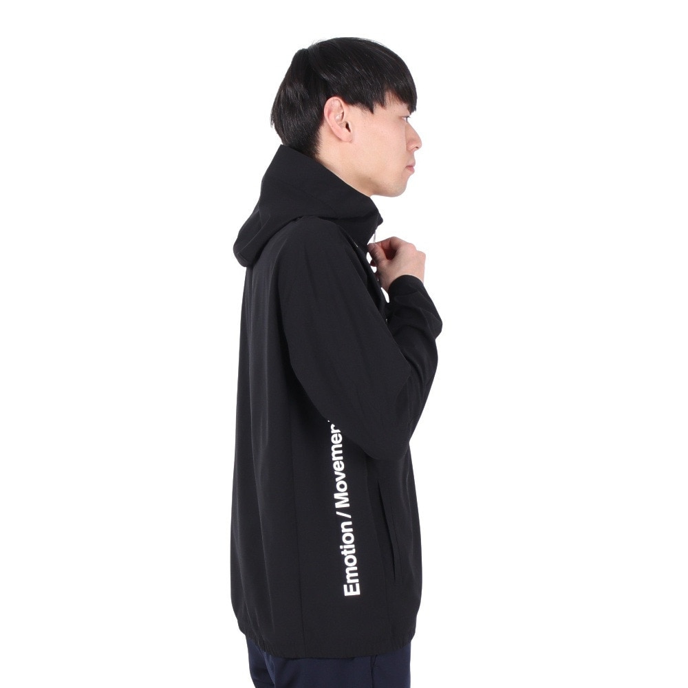 デサント（DESCENTE）（メンズ）AIRY TRANSFER TAIKYU フルジップフーディー ST5SJK22M BK00