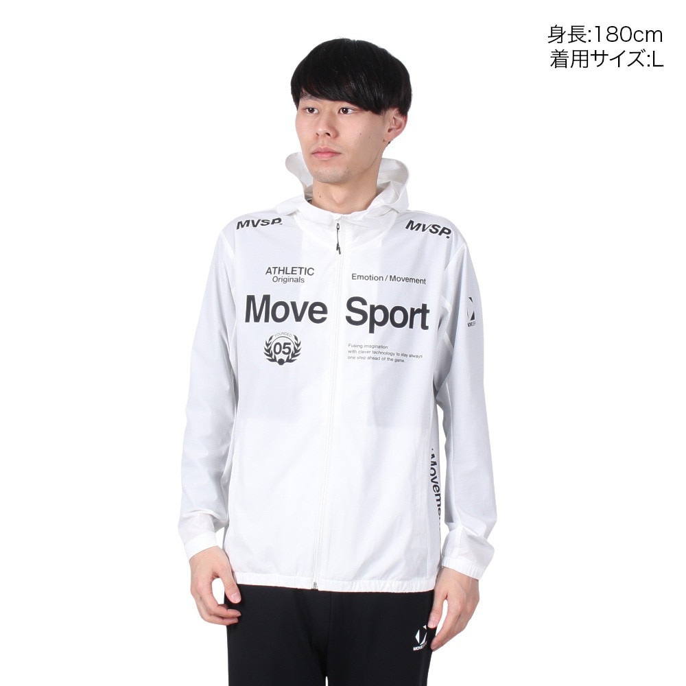 デサント（DESCENTE）（メンズ）AIRY TRANSFER TAIKYU フルジップフーディー ST5SJK22M WH00