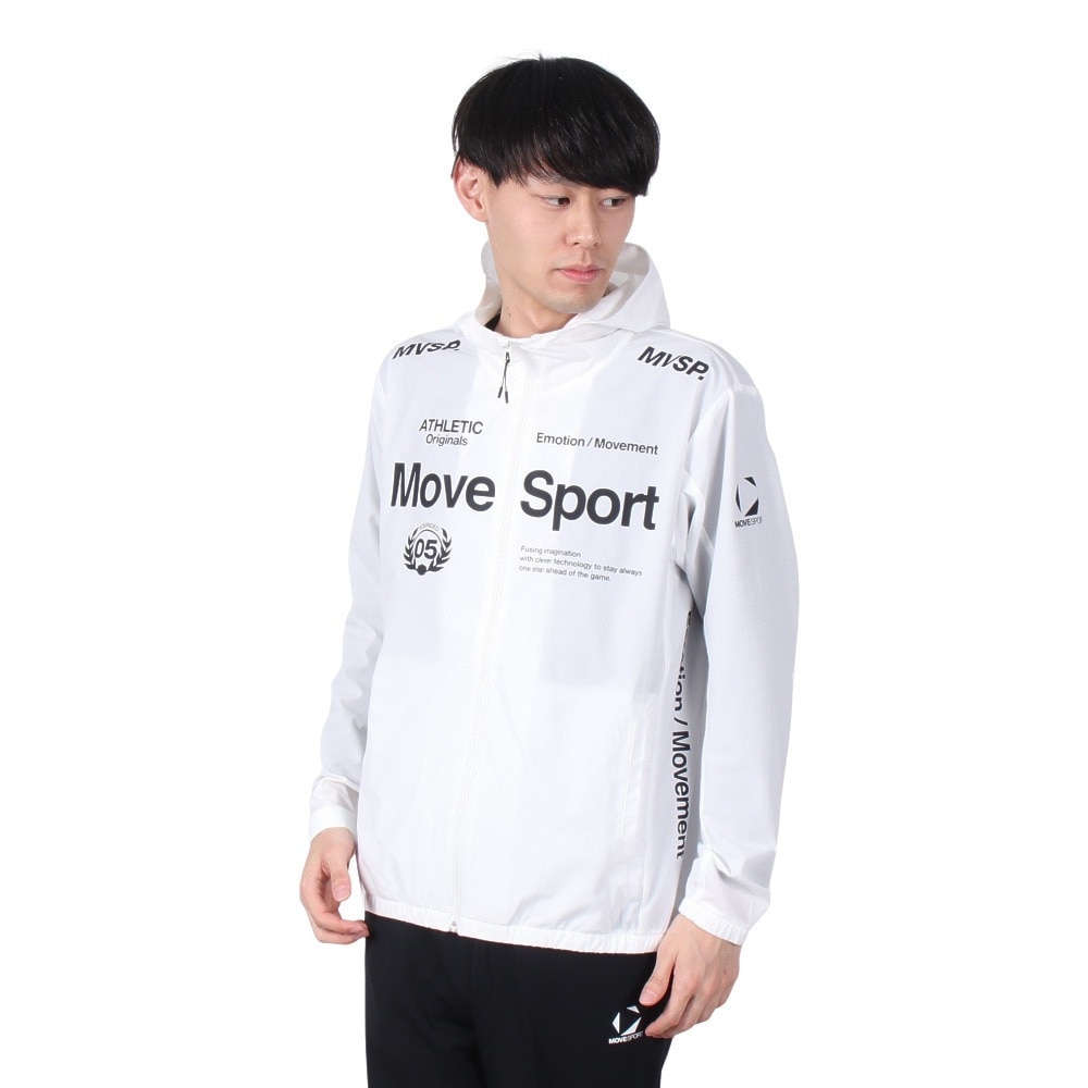 デサント（DESCENTE）（メンズ）AIRY TRANSFER TAIKYU フルジップフーディー ST5SJK22M WH00