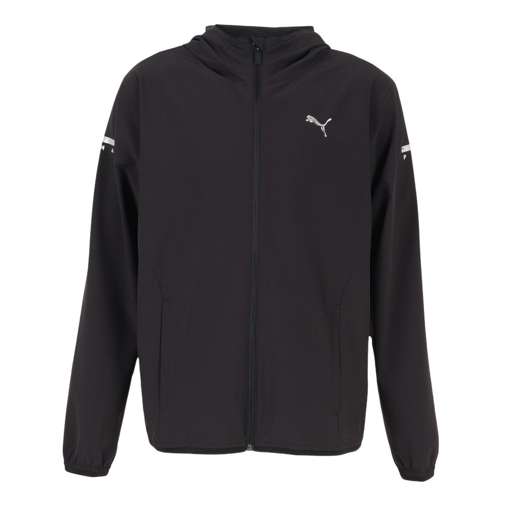 プーマ（PUMA）（メンズ）フレックス ストレッチ ウーブン ジャケット 528197 01 BLK