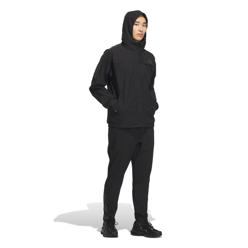 アディダス（adidas）（メンズ）スリーストライプス 圧着加工フリース